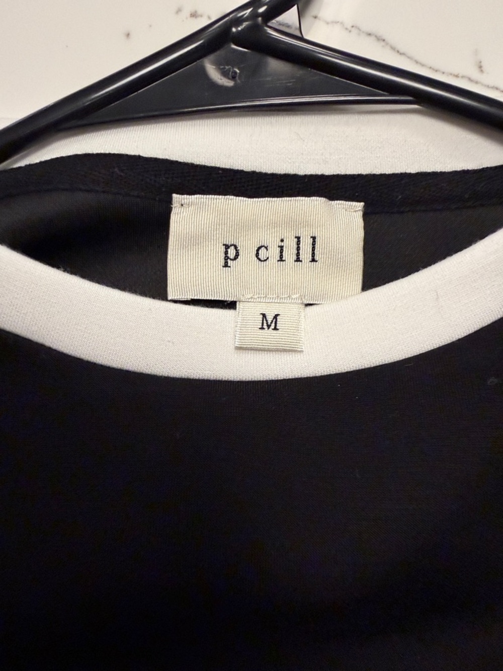 P. Cill Black and White Two-Piece Sweat Set Butter Modal fabric - Picture 4 of 6